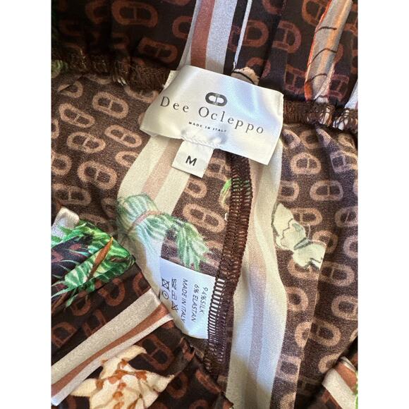 Dee Ocleppo x Nest New York - Limited Edition Pure Silk Balinese Print Pajamas - Picture 4 of 6